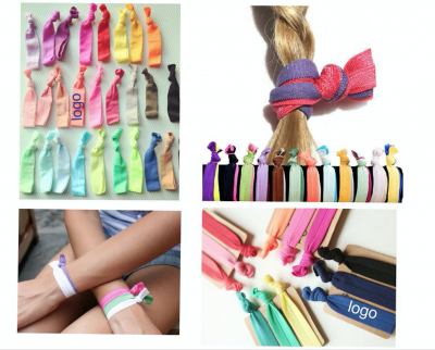 Hair Tie, Hand Wristband, Knotted Girl Hair Tiies