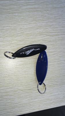Surf board shape bottle opener