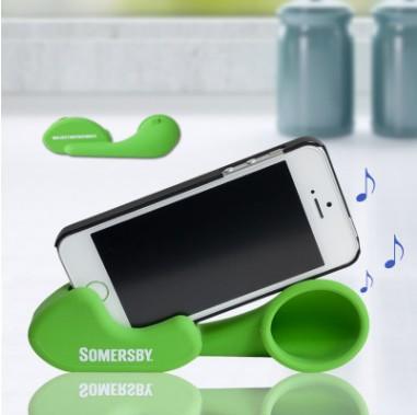 Silicone phone speaker