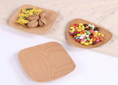 Wooden snack plate