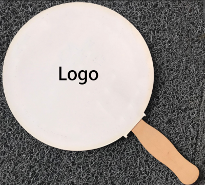 Paper Fan with Wooden Handle