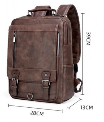 Vegan leather backpack