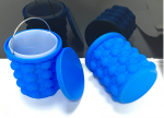 Silicone ice bucket mold